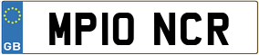 Truck License Plate